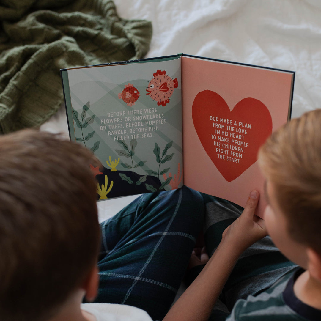 Six Children's Books on the floor