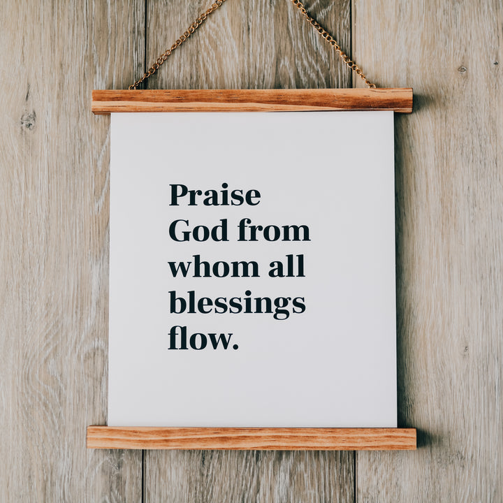 christian art praise god from whom all blessings flow