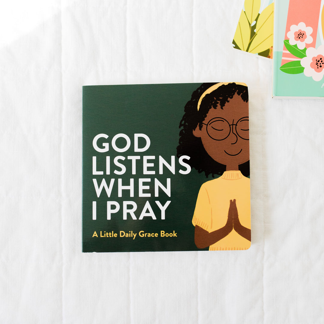 Board book for kids on prayer cover displayed