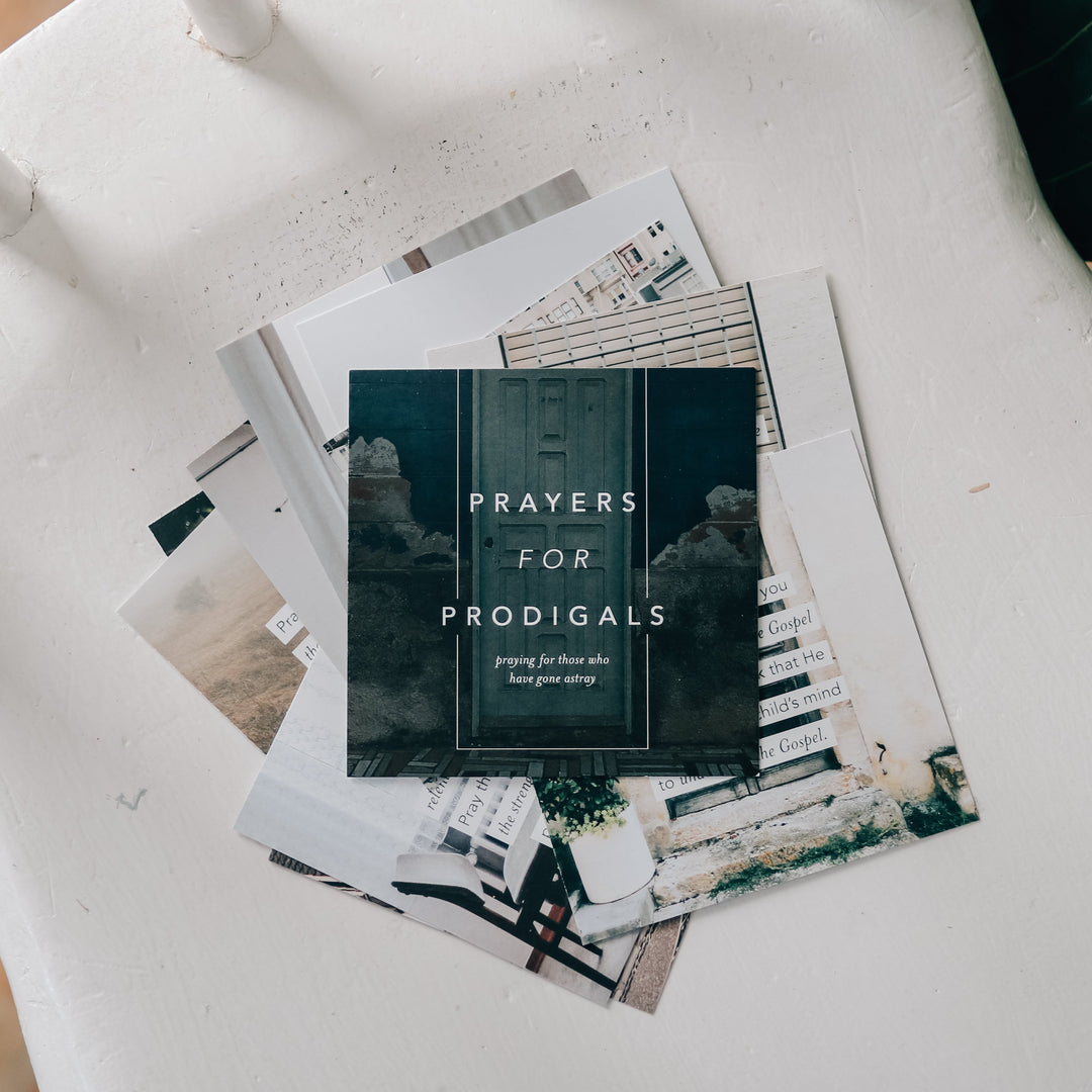 verse cards with prayers for a prodigal in your life
