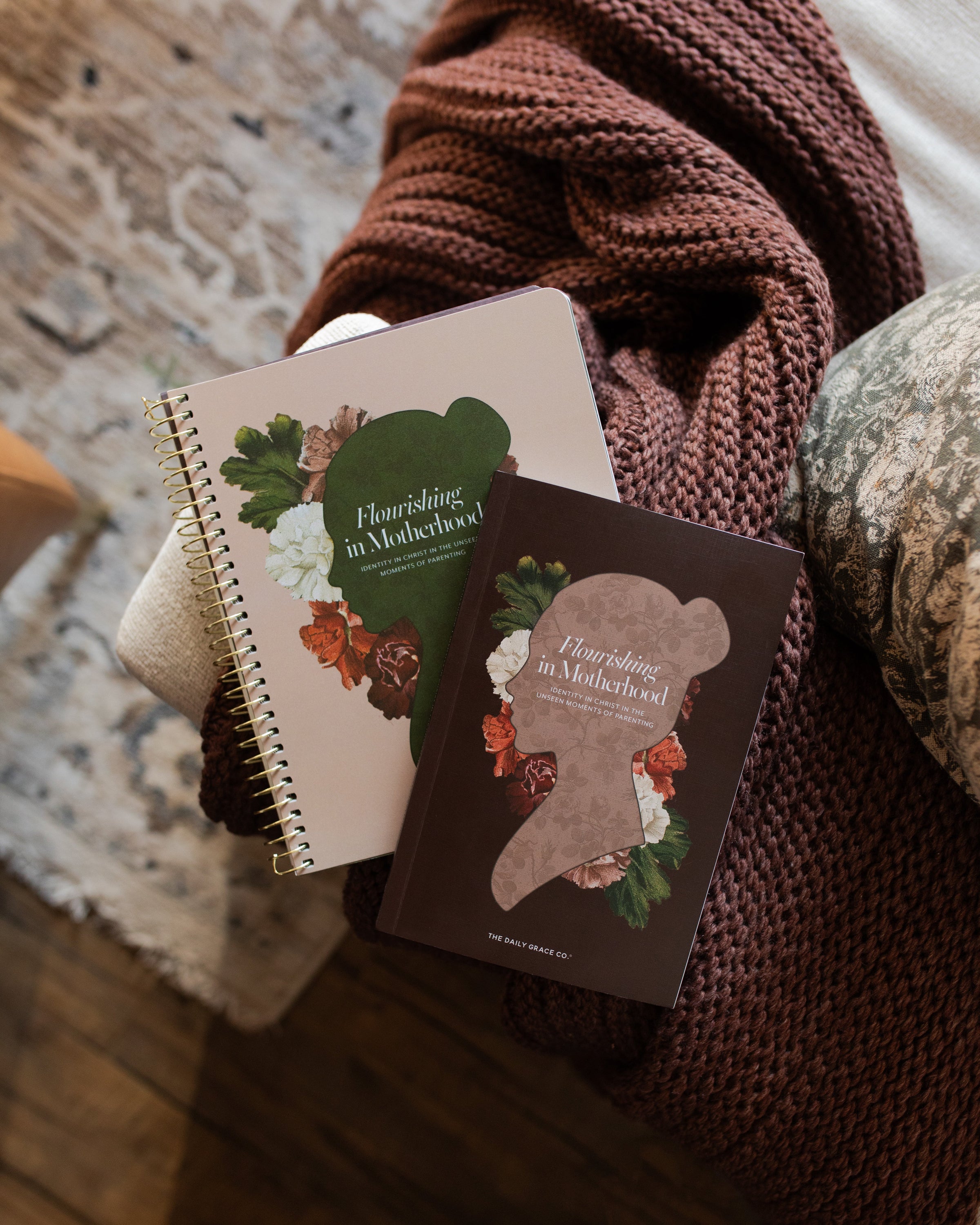 woman holding Bible study